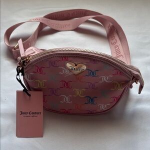 Juicy Couture Pink Multi Pink Diamond Effortless Crossbody
